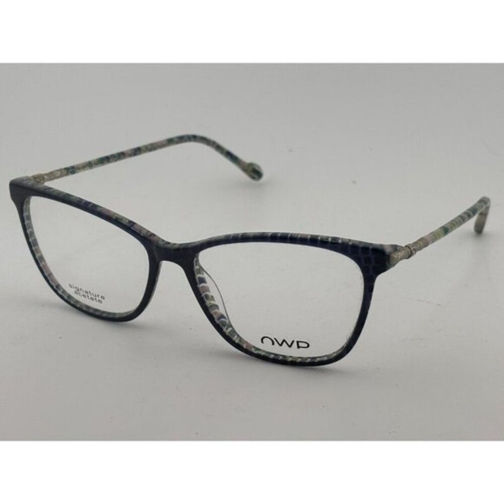 NWD Eyewear - 53-15-135 Mod. 2186-300 Green Blue Silver Glasses Frames